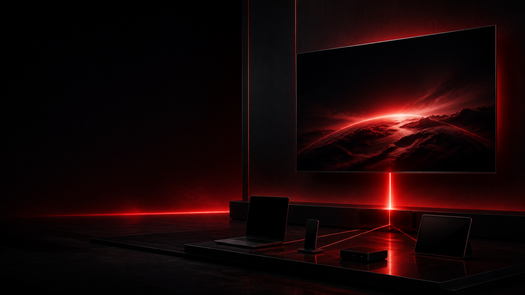 Televisão e aparelhos conectados em uma plataforma premium Tela Quente